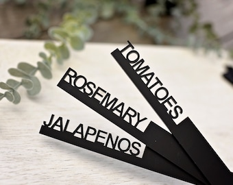 Garden Stakes | Vegetable Vegetables Markers | Flower Flowers Labels |  Herb Herbs Sticks