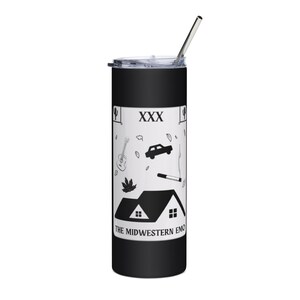 Die Midwestern Emo Tarot Karte Edelstahl Tumbler
