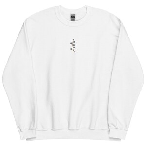 WinterBeeren Besticktes Crew Neck Sweatshirt
