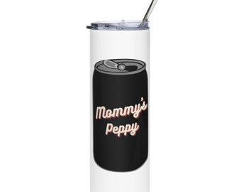 Mommy's Peppy Stainless Steel Tumbler