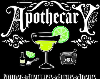 Midnight Margaritas Apothecary - Dark Backgrounds