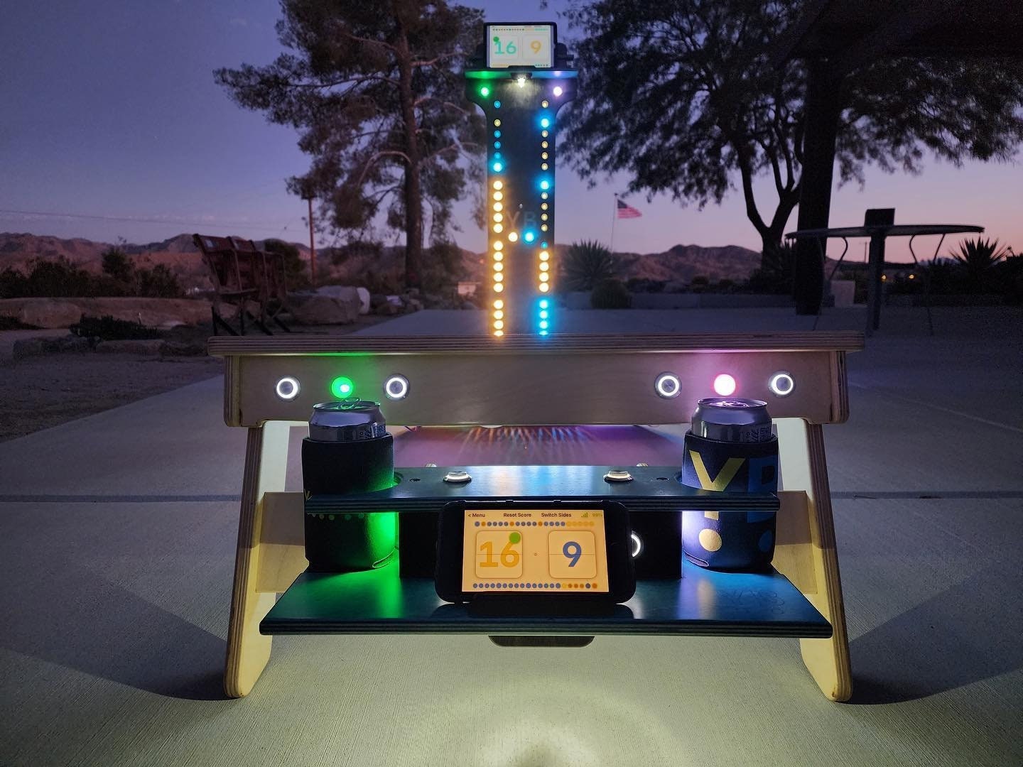 Bluetooth Cornhole LED Scoring & Lighting System - DIY Kit - YoreBoard
