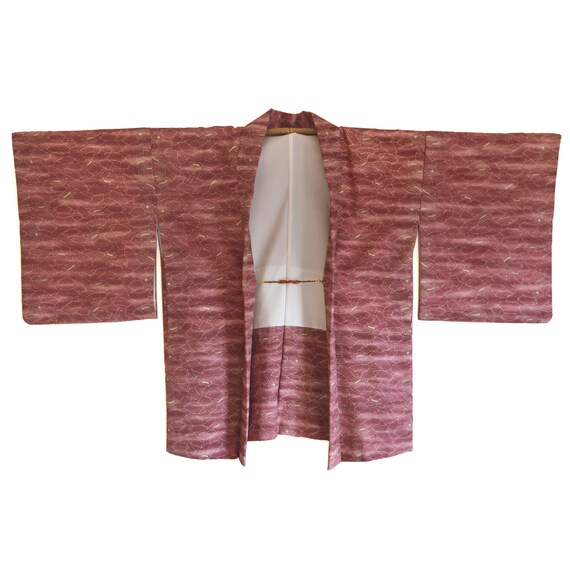 Haori - Vintage Japanese Kimono - Short Kimono - … - image 1