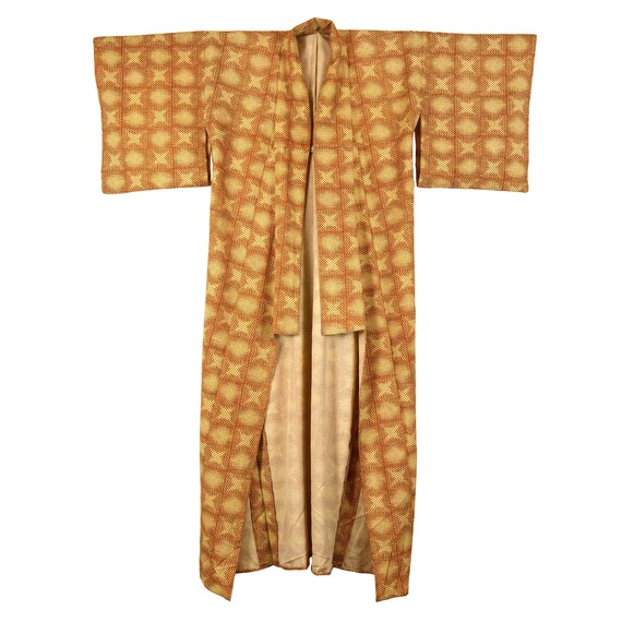 Vintage Japanese Kimono - Long Kimono - Unisex Kim