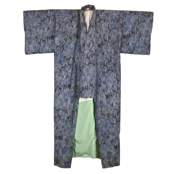 Vintage Japanese Kimono - Long Kimono - Unisex Kim