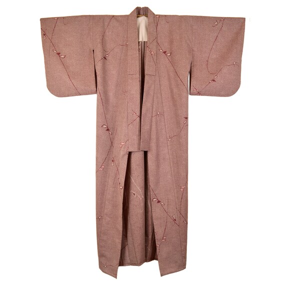 Vintage Japanese Kimono - Long Kimono - Unisex Kim