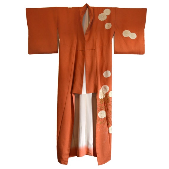 Vintage Japanese Kimono - Long Kimono - Ladies Kim