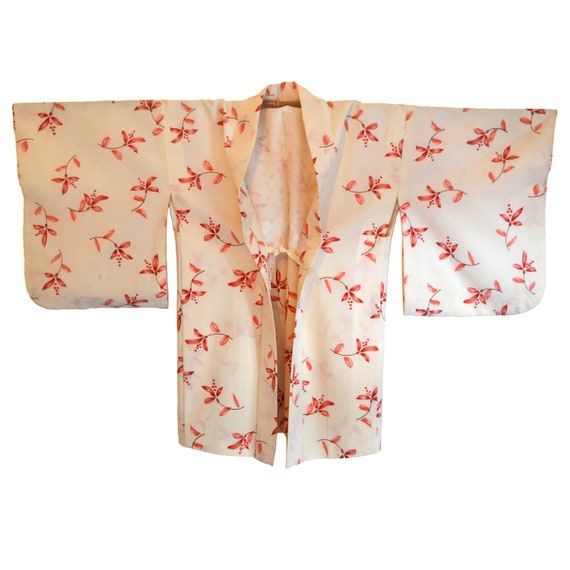 Haori - Vintage Japanese Kimono - Short Kimono - K