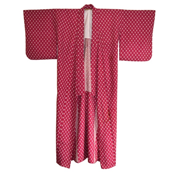 Vintage Japanese Kimono - Long Kimono - Ladies Kim