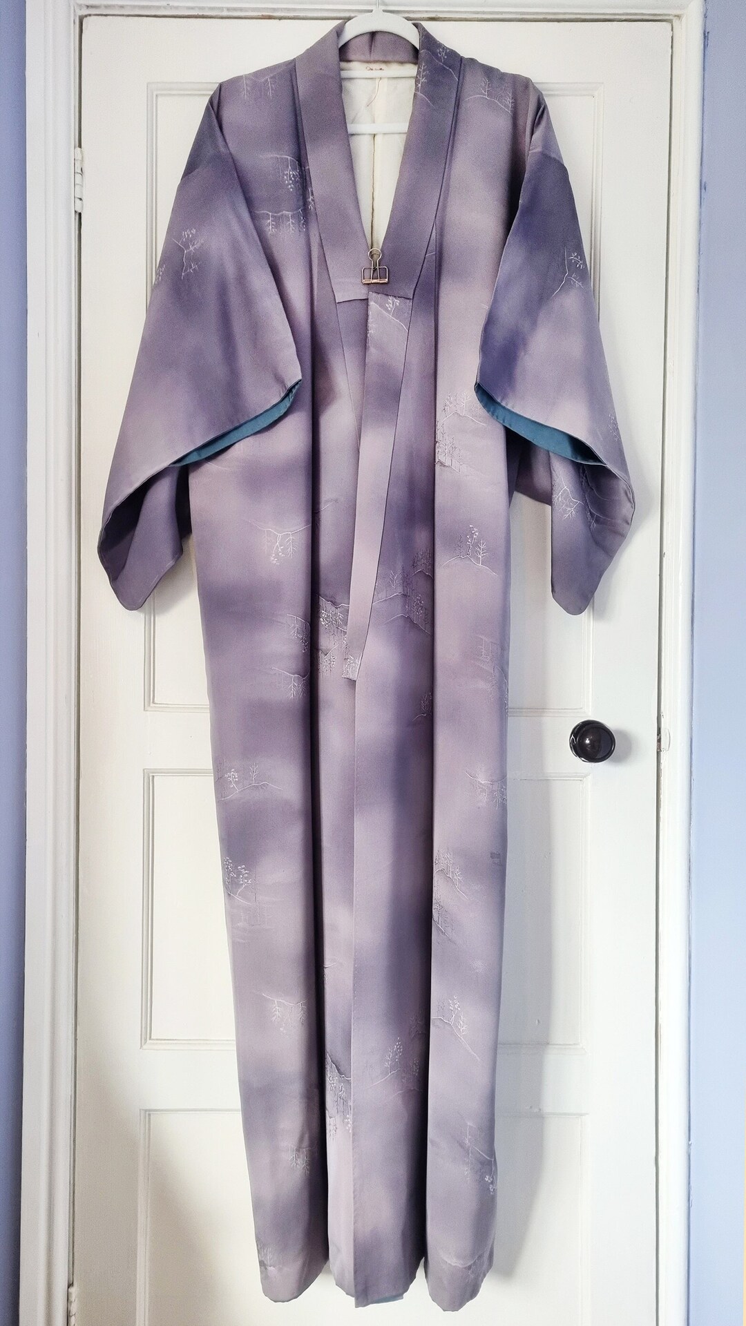 Japan Purple Robe Vintage Japanese Kimono Ladies Dappled Purple Robe - Etsy UK