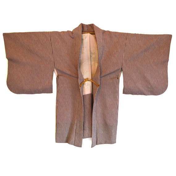 Haori - Vintage Japanese Kimono - Short Kimono - K