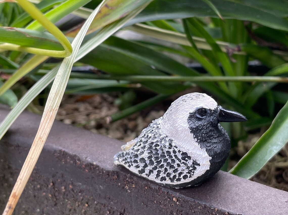 Plover Figure Grey Plover Figurine Handmade Bird Sculpture Figurine Bird Miniature - Etsy