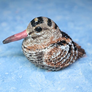 Eurasian Woodcock Figurine Handmade Bird Sculpture figurine Bird Miniature