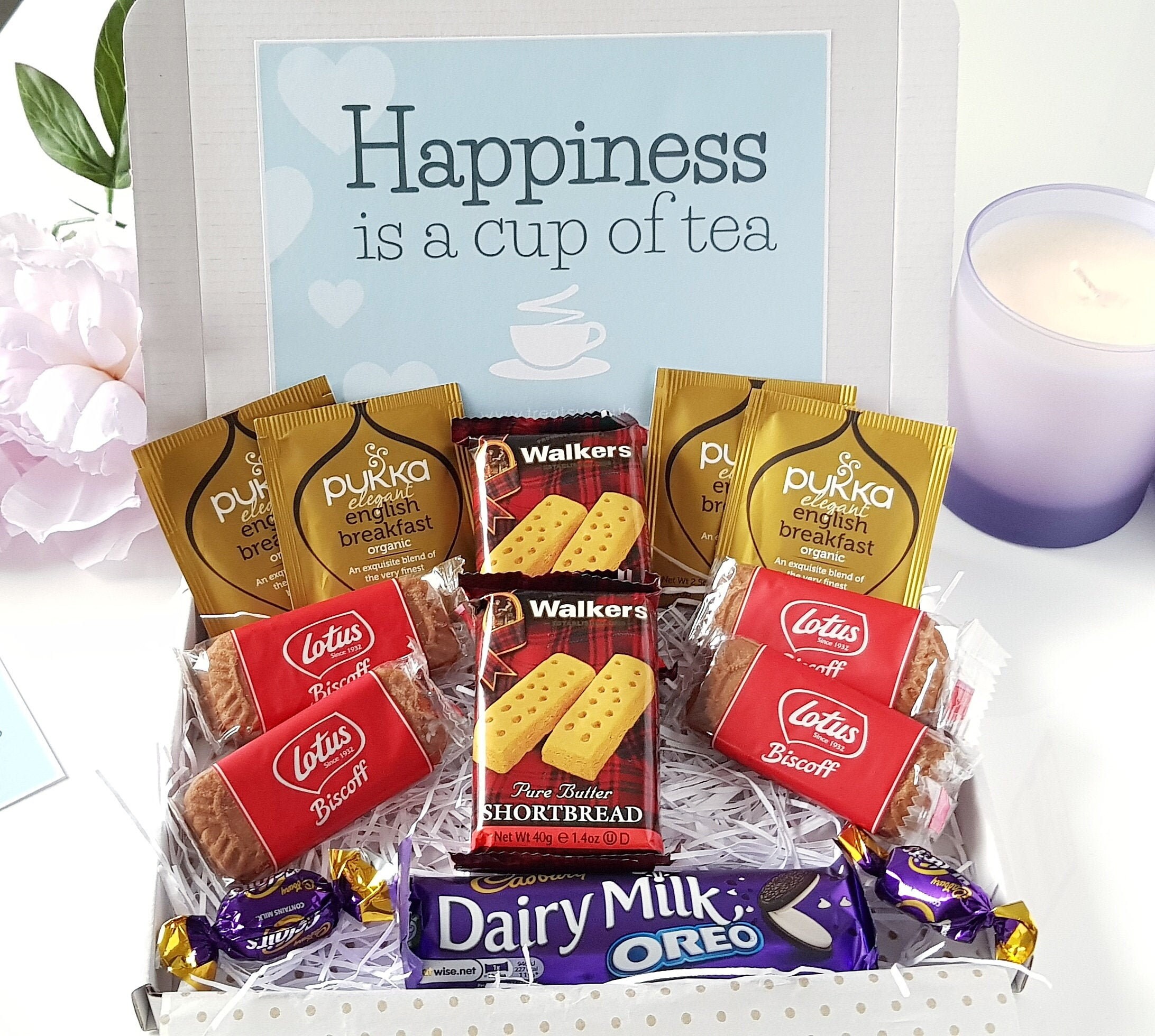 Tea and Biscuits Letterbox Gift Tea Lover Box Tea Care Etsy