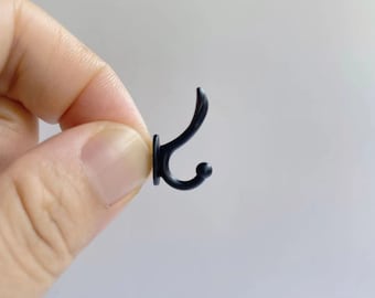 Dollhouse Miniature wall hooks miniature caot and hat hook for dolls
