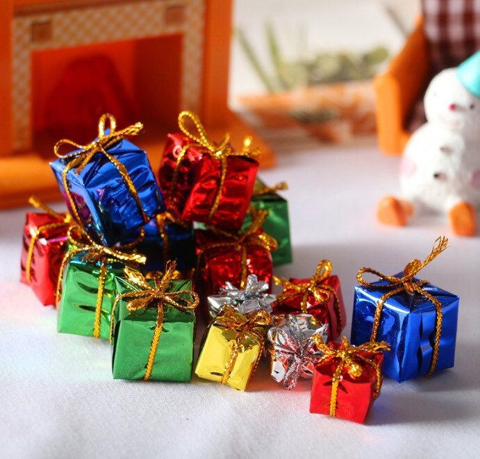 12 Pcs Miniature Assorted Gift Boxes Christmas or Birthday Etsy