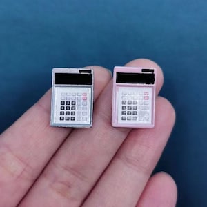 Dollhouse miniature calculator 1:12th store miniature office decor accessory