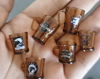 Tazze in scala 1:6, 6 pezzi, tazze da caffè in miniatura per casa delle bambole