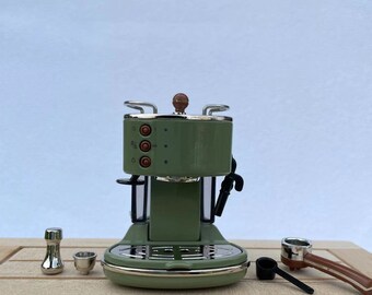 1/6スケール ミニチュアコーヒーマシン ドールハウス用エスプレッソ