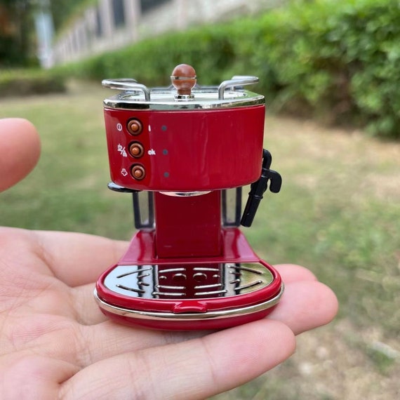 1:6 Scale Miniature Coffee Machine Dolls House Espresso Machine Mini Tiny Coffee  Maker for Dollshouse 