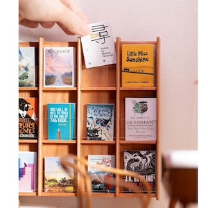 Dollhouse Miniature Books 1:6 Magazine with Pages Inside