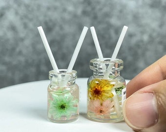 Dollhouse reed diffuser miniature air freshener for dollhouse bathroom  essential oil diffuser for dolls house decor