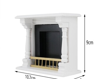 Camino In Miniatura Per Casa Delle Bambole – Scala 1:12 – Con Luce LED, Decorazione Natalizia PLANWALK - Foto 2