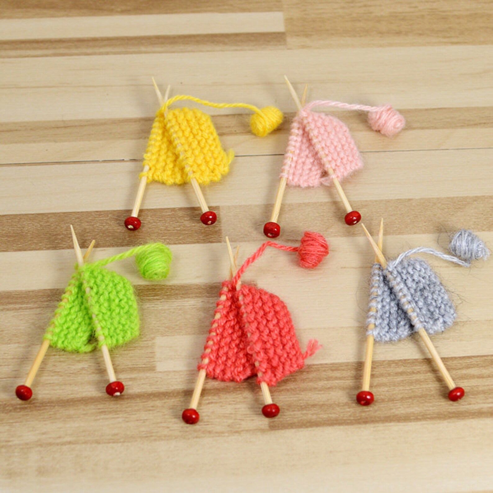 Miniature Knit in Progress Dollhouse Miniature Knitting Etsy