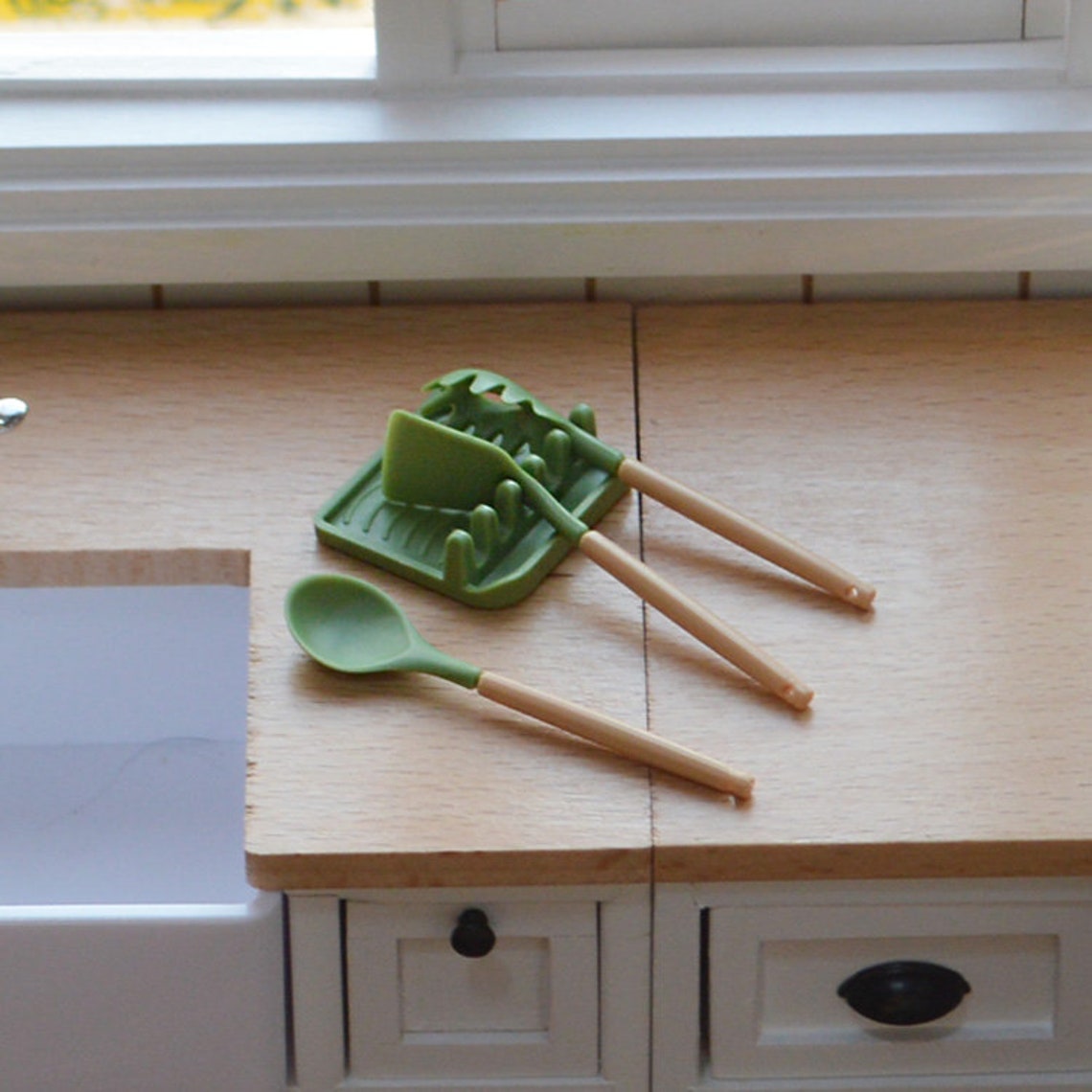 1:6 Scale Cooking Utensil Set Miniature Spatula Soup Ladle - Etsy