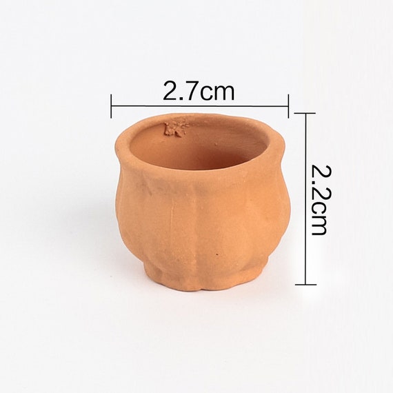 1:12 Forniture per case delle bambole Vaso in terracotta in miniatura, vaso per fiori in terracotta per giardinaggio - I037 1:12 Forniture per case delle bambole Vaso in terracotta in miniatura, vaso per fiori in terracotta per giardinaggio - I037