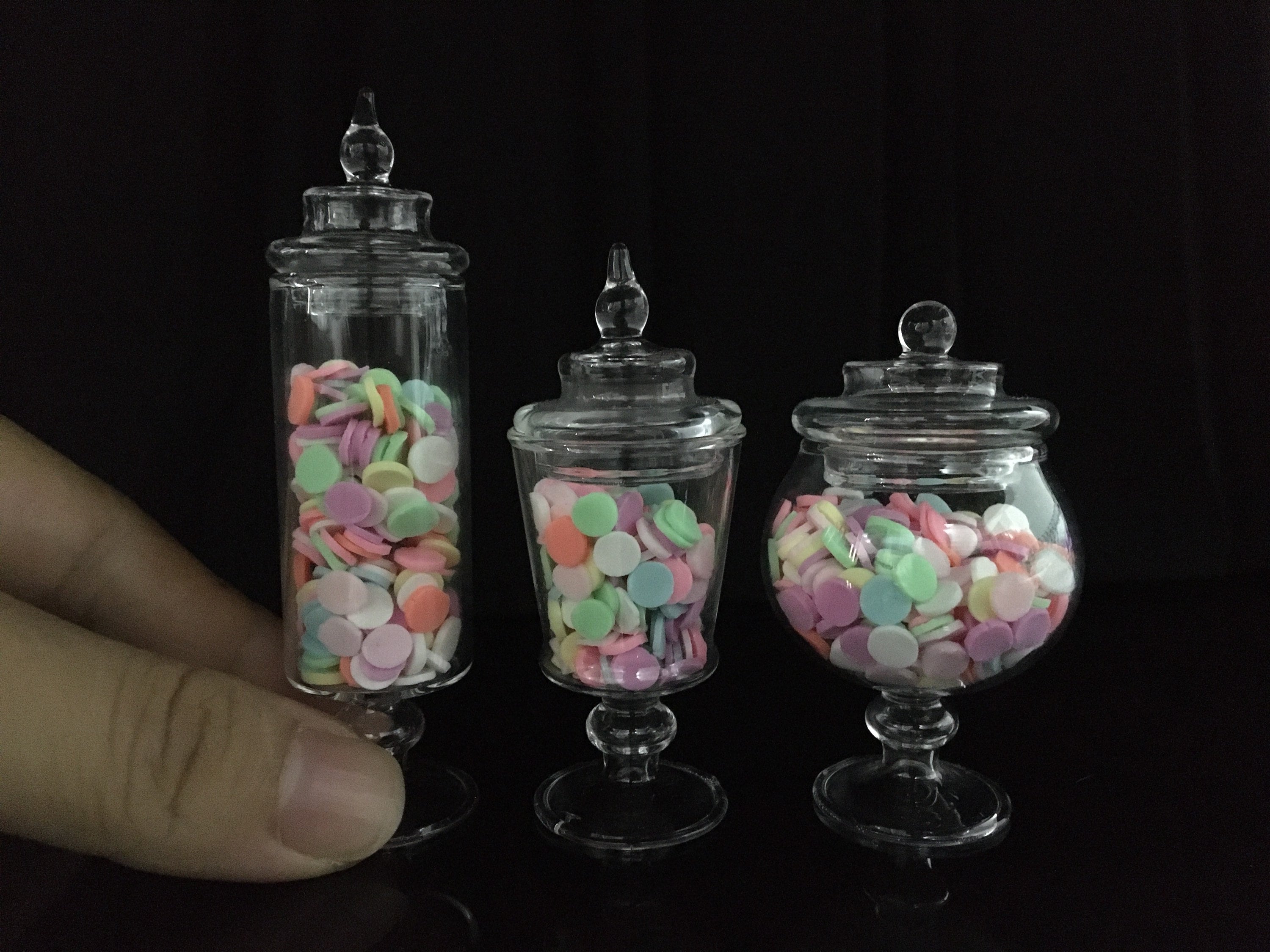 Set di 4 barattoli di accessori da cucina per casa delle