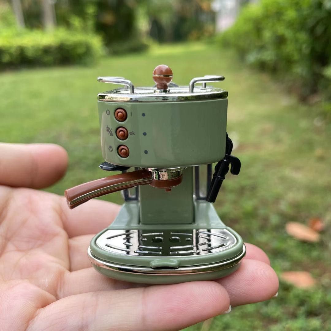 Máquina de café en miniatura a escala 1:6, máquina de café expreso para  casa de muñecas, mini cafetera pequeña para casa de muñecas -  México