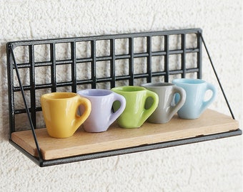 Tazza Da Caffè In Miniatura Scala 1:12 Con Cucchiaio – Accessorio In Resina Per Casa Delle Bambole, Diorami E Scene Fai Da Te - 4