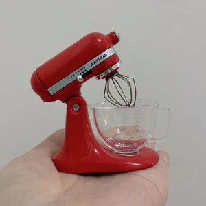 1/6 scale stand mixer dollhouse kitchenware Miniature Tilt-Head Stand Mixer