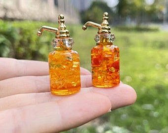 1:12 Miniatur Glasflasche Puppenhaus Dekoration Zubehör Miniatur Getränke für Puppen