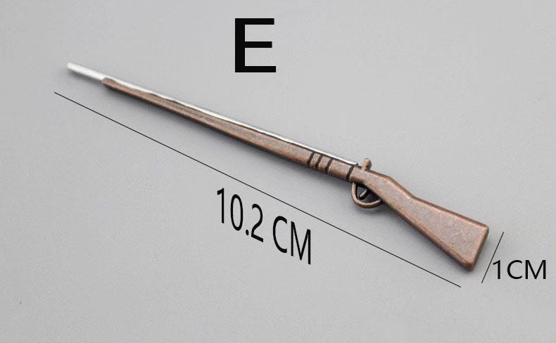 1/12 Scale Dollhouse Accessories 2 Piece Miniature Rifle Set For ...
