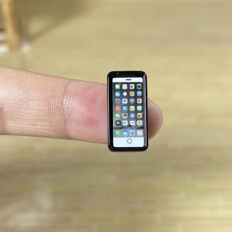 Dollhouse Miniature Smart Phone Mini Phone for Dolls House Etsy