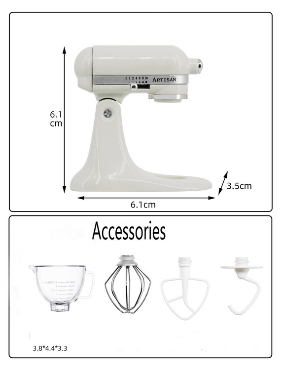 Magnetic 2-piece Lid for Kitchenaid Mixer With Practical 