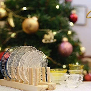 Set von 4 Stück Miniatur Tellern Puppenhaus 1/6 Süßigkeiten Obst Teller Puppenhaus Küche