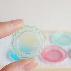 dollhouse miniature kitchen accessorie doll house 1:12 scale fruit plate miniature vegetable plate