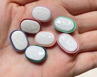 1:6 Miniature soap and dish Dollhouse bathroom Decor Accessory