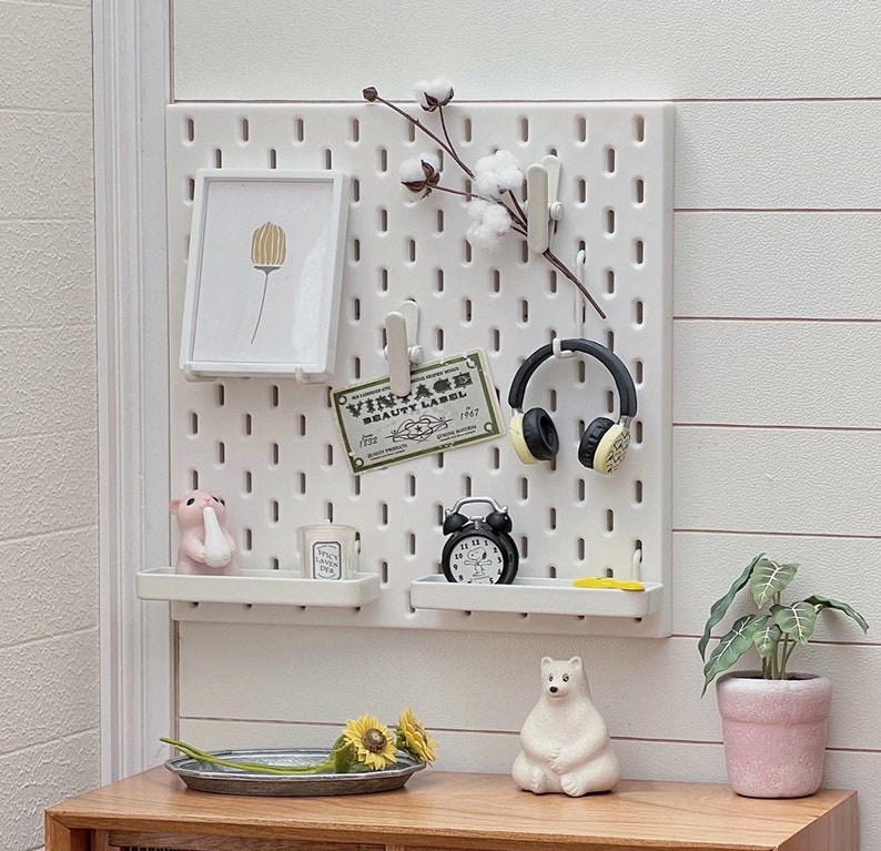 1:6 Scale Pegboard Dollhouse Miniature Wall Organizer Mini - Etsy