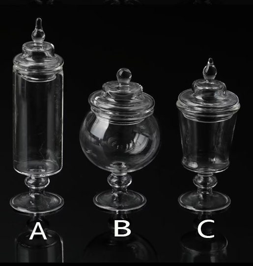 Acheter 1:Réservoir de stockage pour maison de poupée, bouteille en verre  avec couvercle en liège, petit pot, Vase, décoration de maison, 12 pièces