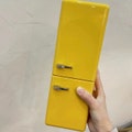 1/6 Miniature Double Doors Refrigerator BJD Blythe Doll House Mini Kitchen Furniture Model Miniature Fridge Freezer