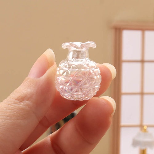Dollhouse Real Glass Vase Miniature Vase for Dolls House Etsy