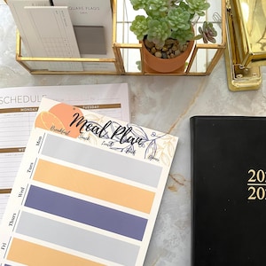 Meal Plan Notepad (8in x 6in)