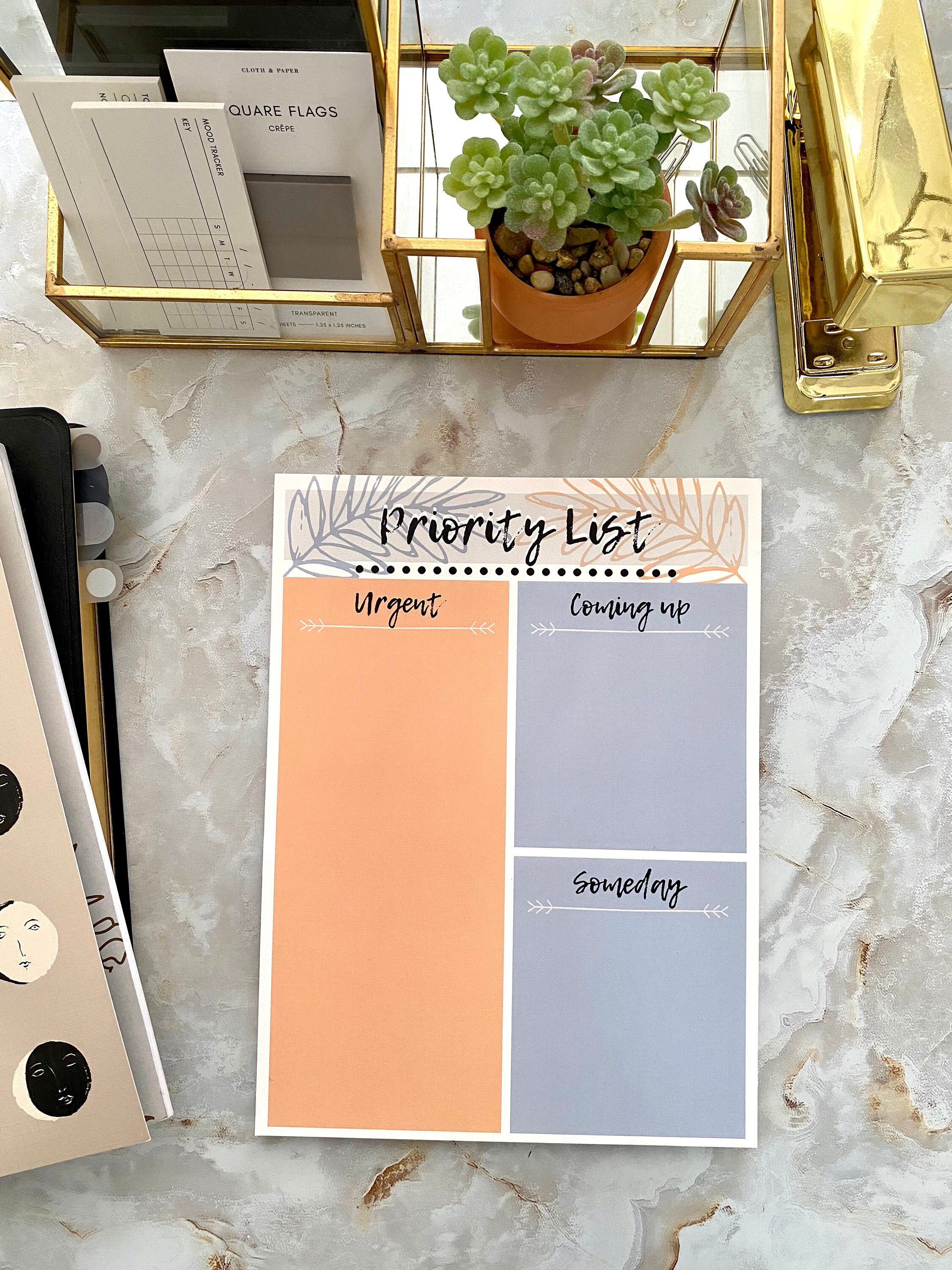 Priority List Notepad (8in X 6in) - Etsy