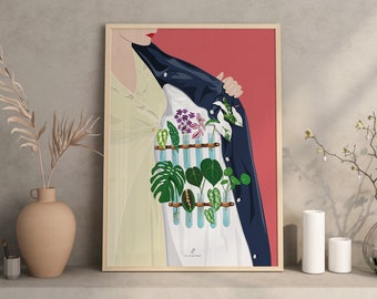 PLANT DEALER - Affiche plante A3/A4 - illustration végétale, botanique, plants, décoration, art, print, poster, jungle paper,