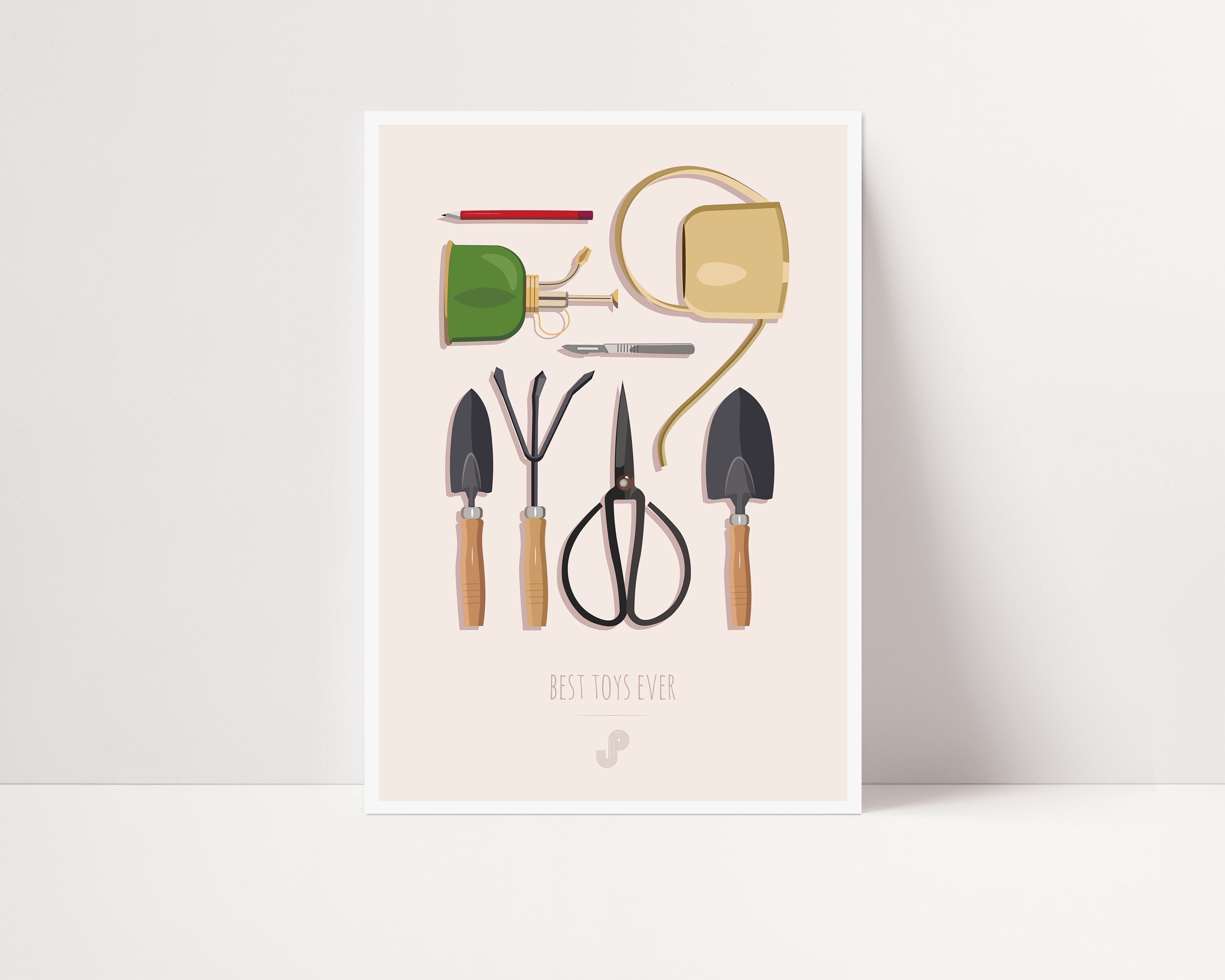 Jouets Plant Addict - Affiche Plante A5 Outils Jardinage, Illustration Végétale, Botanique, Plants,