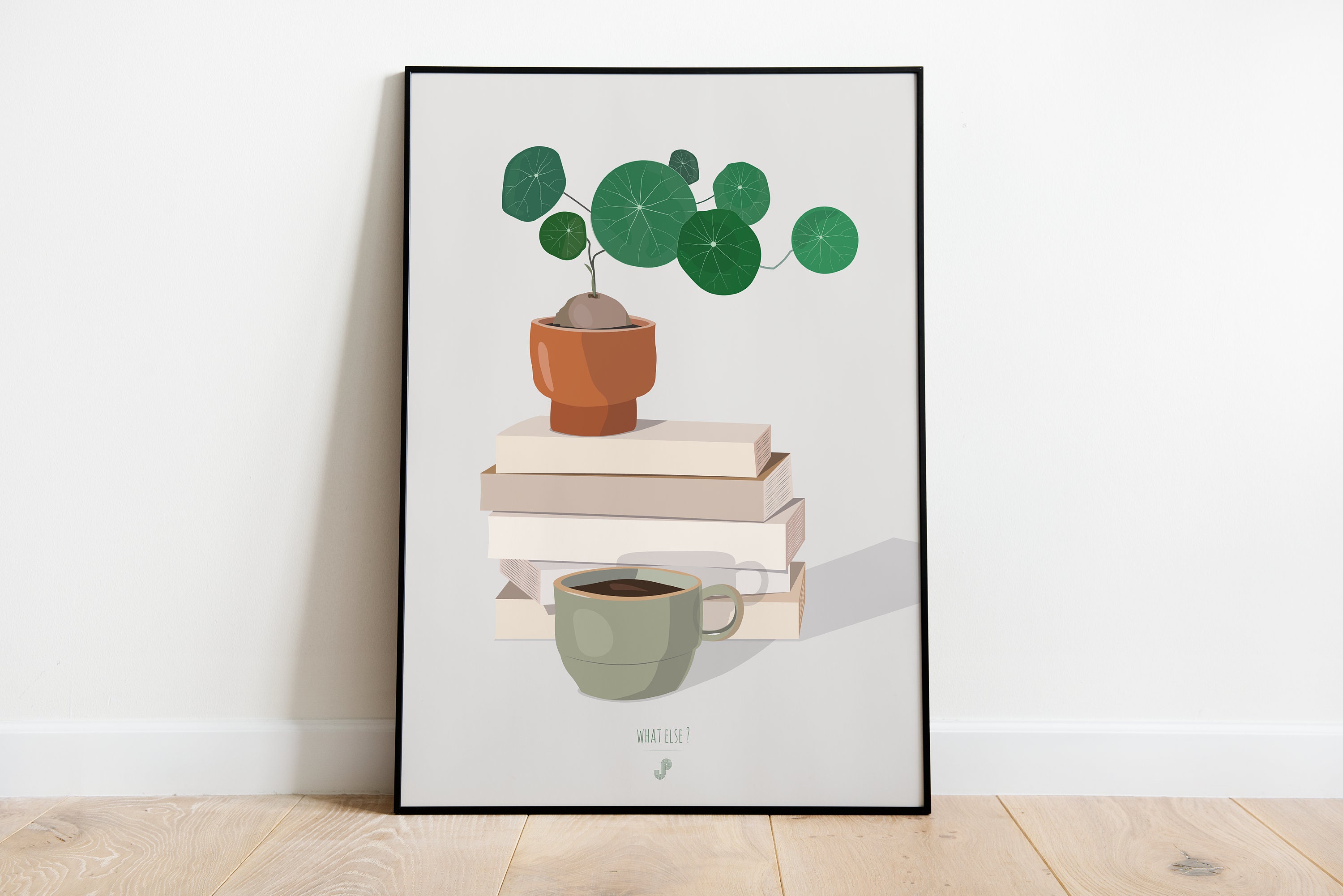 stephania Erecta - Affiche Plante A3/A4 Illustration Végétale, Botanique, Bouture, Plants, Décoratio